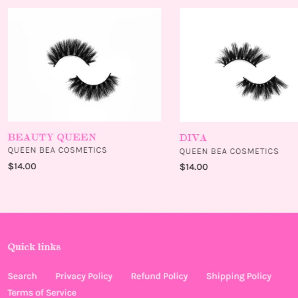 Queen Bea Cosmetics Lashes (4 sets)